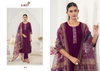 Rubina Vol 1 By Vamika Viscose Roman Silk Work Kurti With Pant And Dupatta Bulk Orders In India